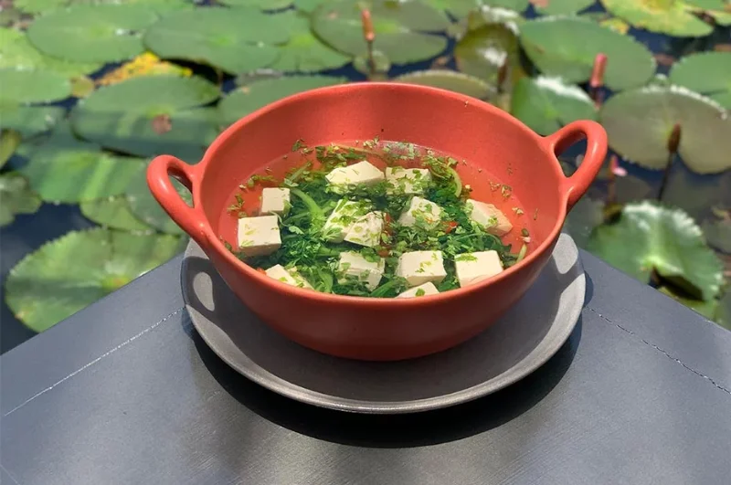 ແກງຜັກນ້ຳເຕົາຮູ່ - Pak Nam Tao Hou